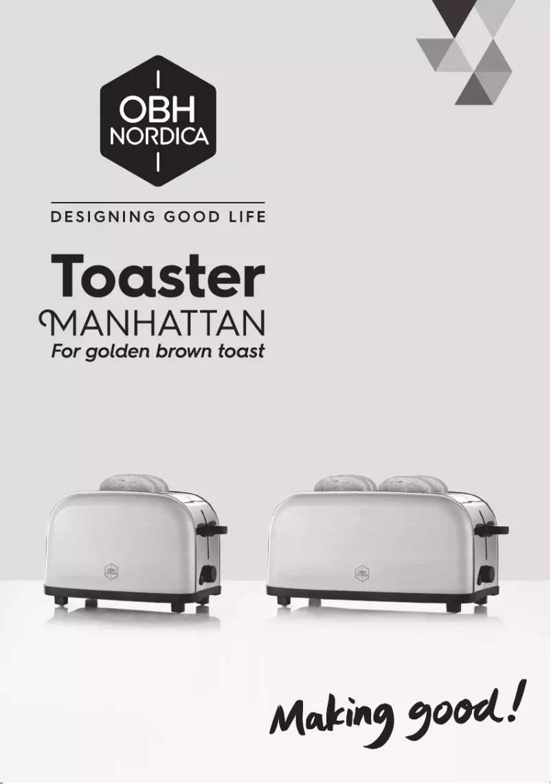 Página nº 1 - Manual de usuario OBH Nordica Manhattan Steel 2267