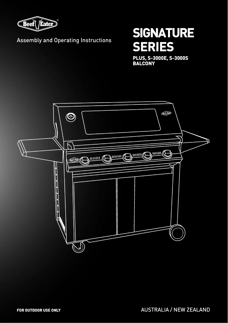 Página 1 del manual Manual de usuario BeefEater BS12350