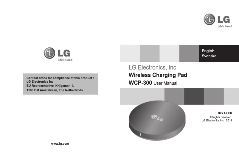Imagen de la primera página del manual del dispositivo WCP-300