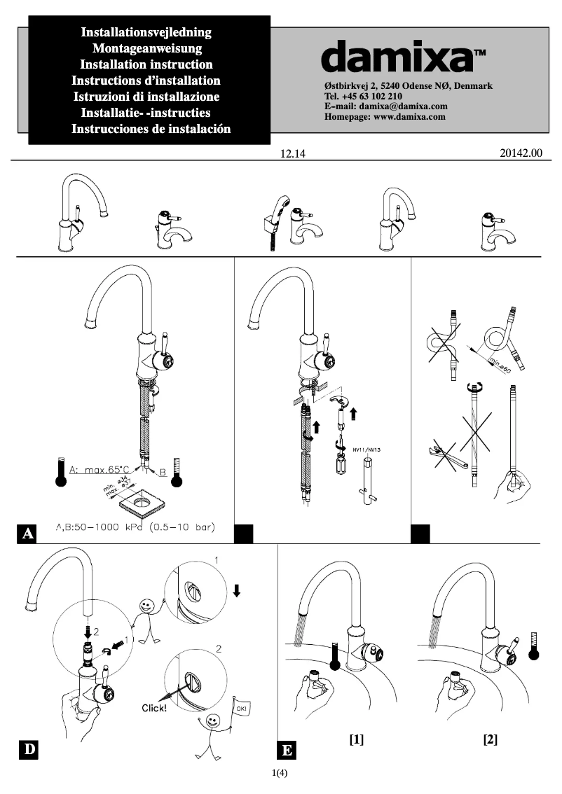Imagen de la primera página del manual del dispositivo 3782100