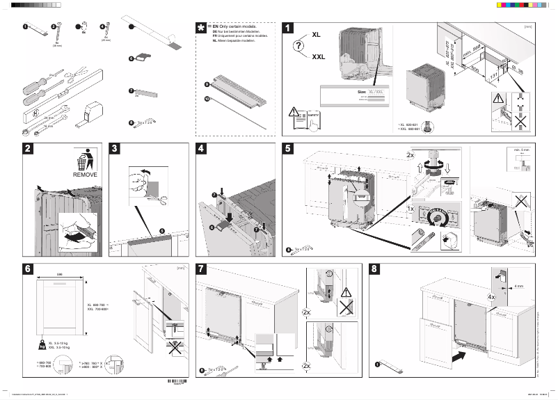 Imagen de la primera página del manual del dispositivo GVW280XL