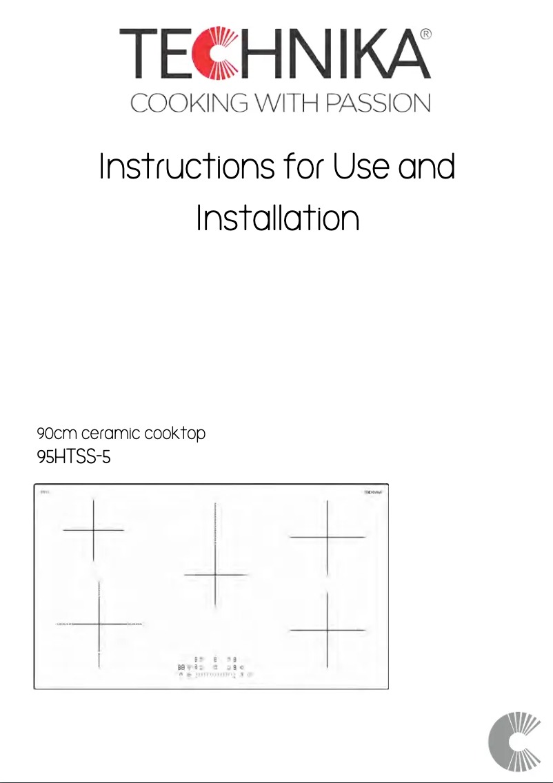 Imagen de la primera página del manual del dispositivo 95HTSS-5
