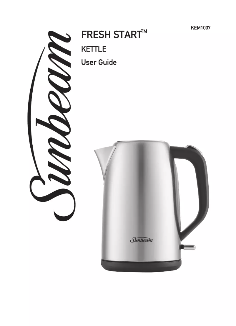 Imagen de la primera página del manual del dispositivo Fresh Start KEM1007