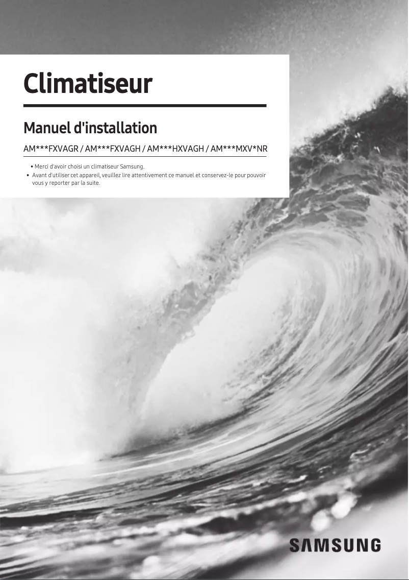 Imagen de la primera página del manual del dispositivo AM160FXVAGH