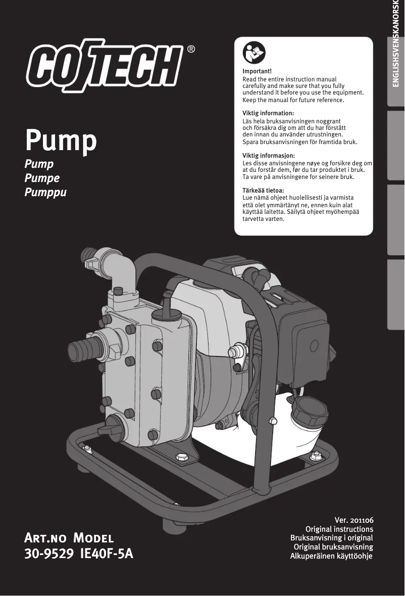 Página nº 1 - Manual de usuario Cotech IE40F-5A