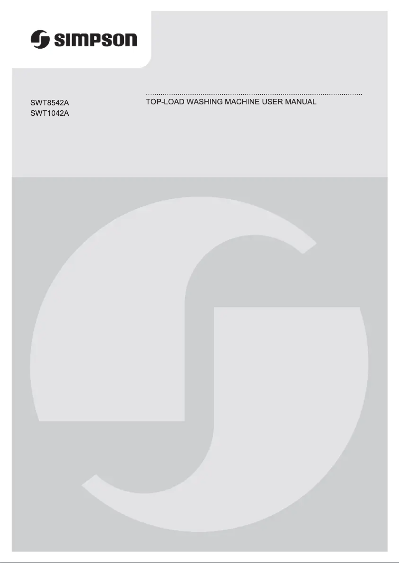 Página 1 del manual Manual de usuario Simpson SWT1042A