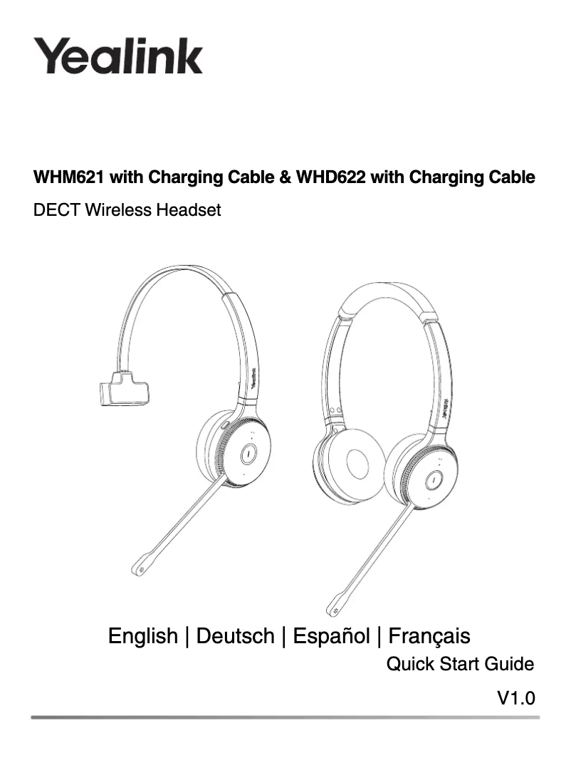 Imagen de la primera página del manual del dispositivo WHM621