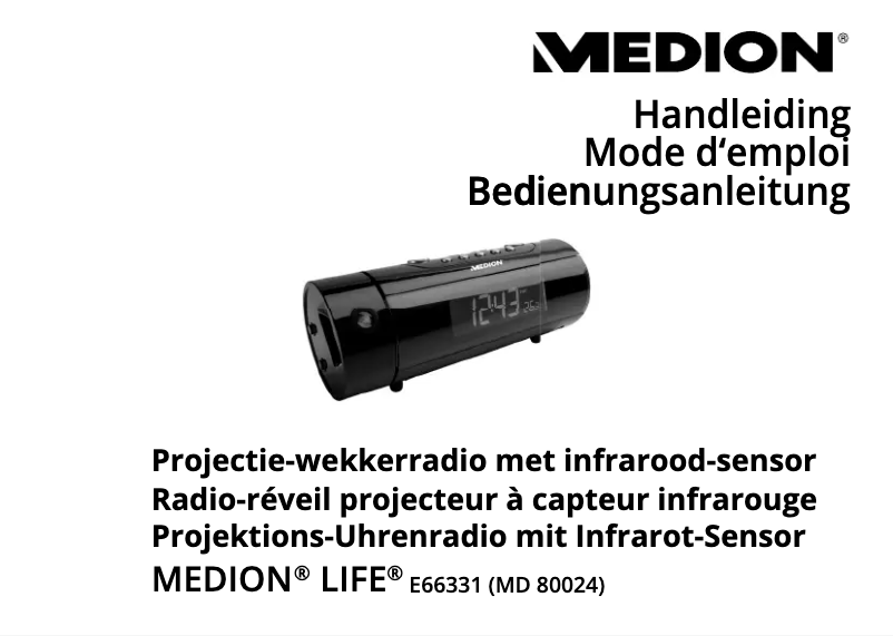 Imagen de la primera página del manual del dispositivo Life E66331 (MD 80024)