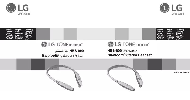 Página nº 1 - Manual de usuario LG TONE Ultra HBS-820S