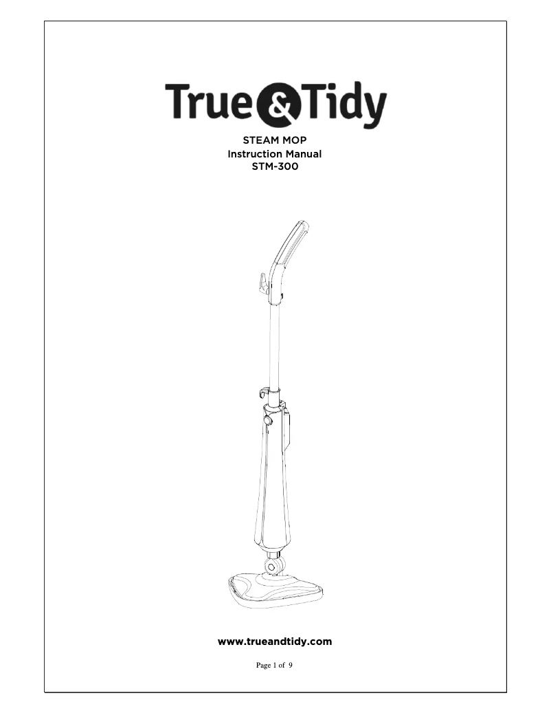 Imagen de la primera página del manual del dispositivo STM-300