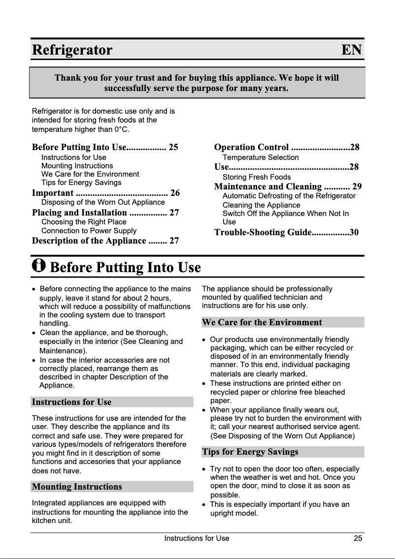 Imagen de la primera página del manual del dispositivo FL224P