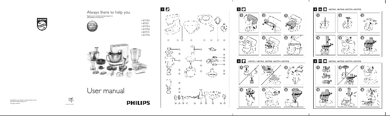 Página nº 1 - Manual de usuario Philips Avance Collection HR7978
