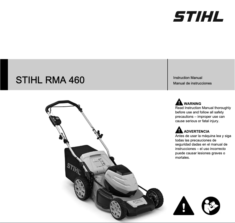 Página 1 del manual Manual de usuario Stihl RMA 460