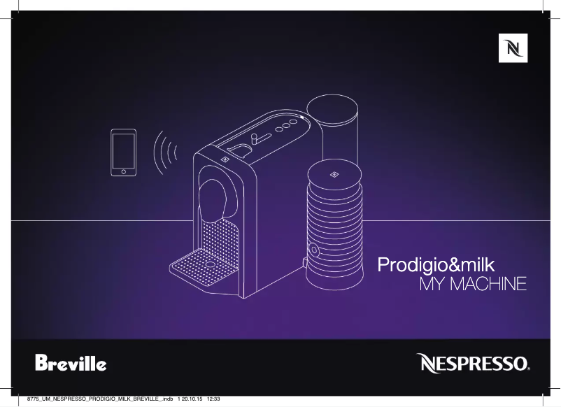 Página 1 del manual Manual de usuario Breville Nespresso Prodigio-Milk