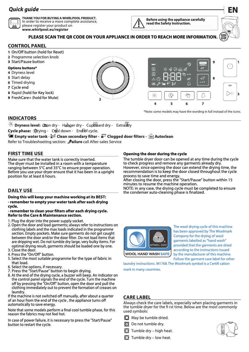 Imagen de la primera página del manual del dispositivo FFT M11 9X2BXY BE