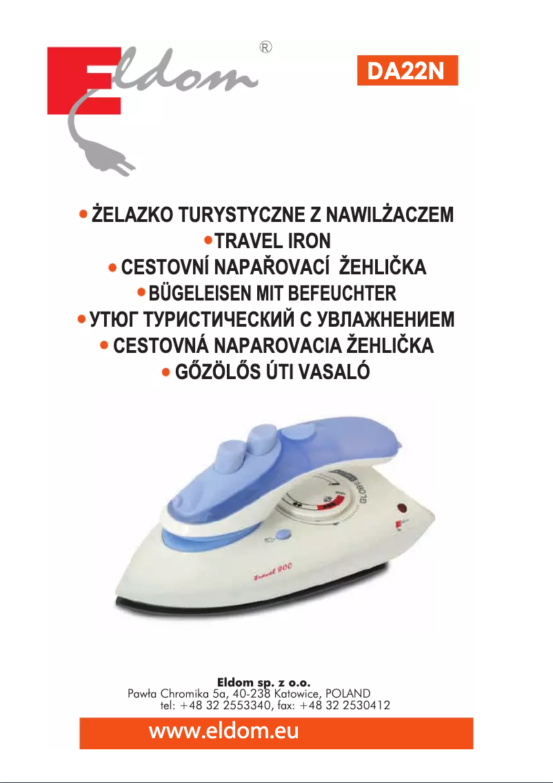 Imagen de la primera página del manual del dispositivo DA22N