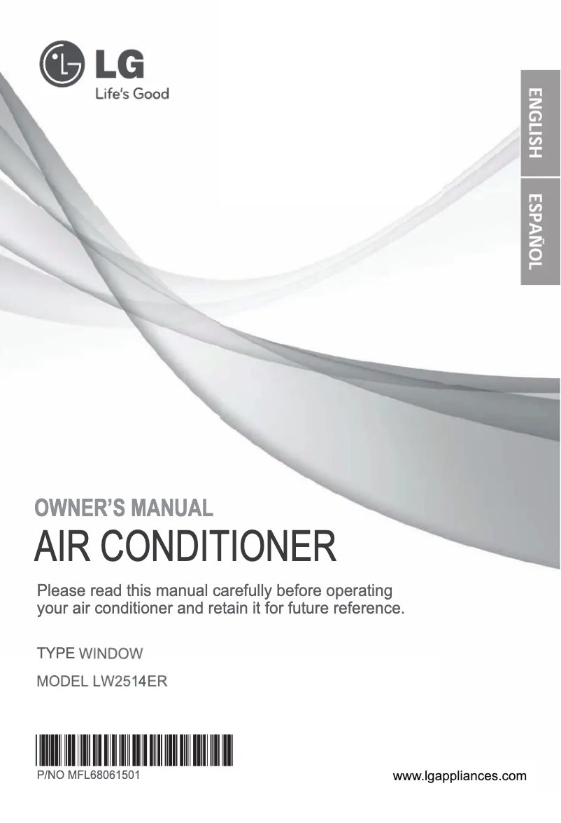 Página 1 del manual Manual de usuario LG LW2514ER