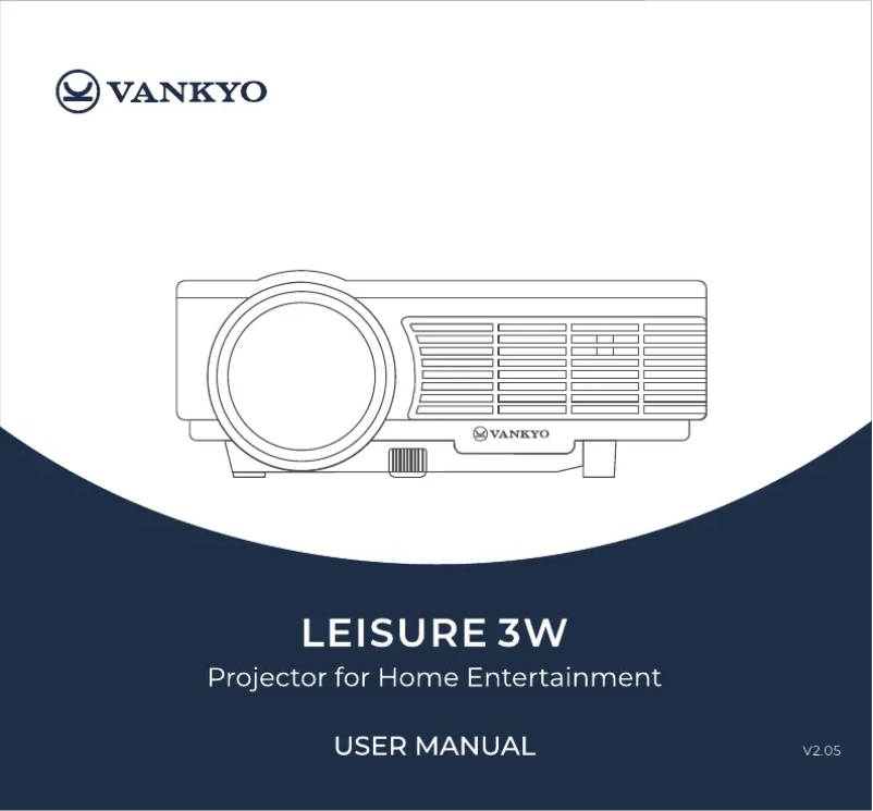 Página 1 del manual Manual de usuario Vankyo Leisure 3W