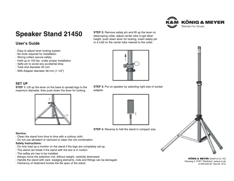 Página 1 del manual Manual de usuario K&M 21450