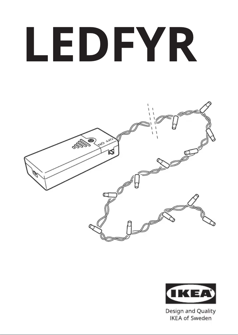 Página 1 del manual Manual de usuario Ikea LEDFYR 304.210.23