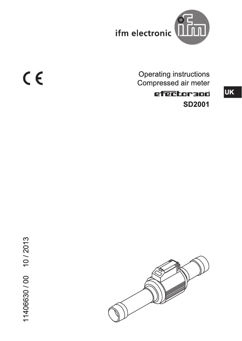 Imagen de la primera página del manual del dispositivo SD2001