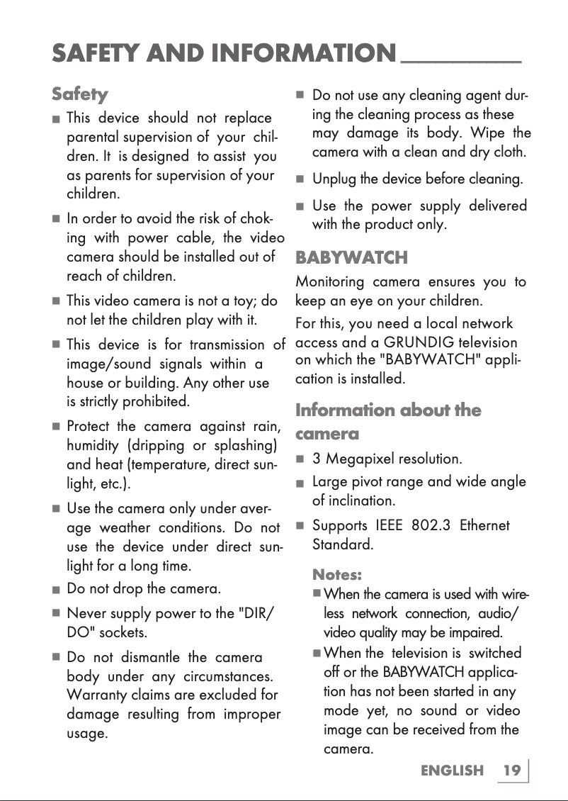 Imagen de la primera página del manual del dispositivo G-BCAM-01