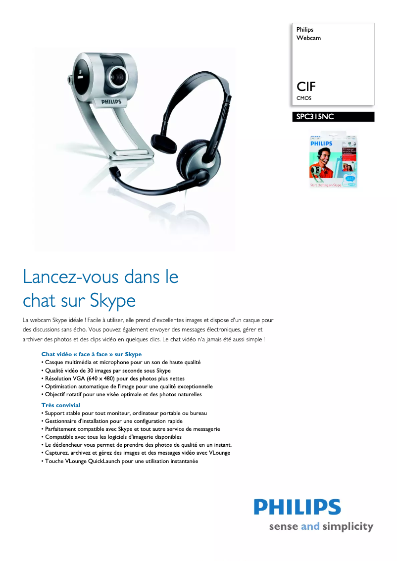 Imagen de la primera página del manual del dispositivo SPC315NC