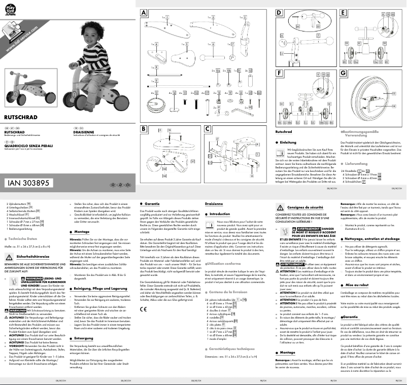Imagen de la primera página del manual del dispositivo HG04096