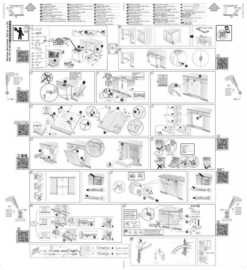 Página 1 del manual Guía de instalación Gaggenau DI261111