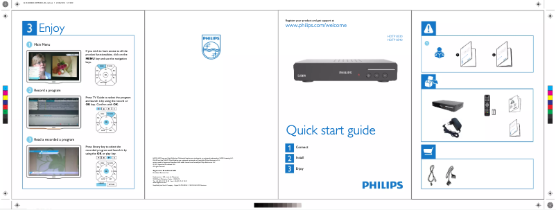 Página 1 del manual Manual de usuario Philips DTR3030M
