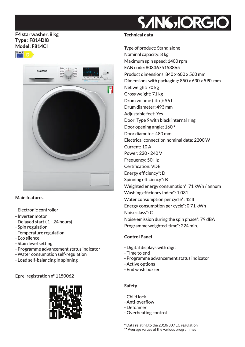 Imagen de la primera página del manual del dispositivo F814DI8