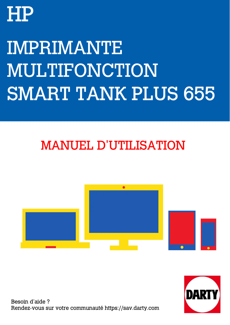 Imagen de la primera página del manual del dispositivo Smart Tank Plus 655