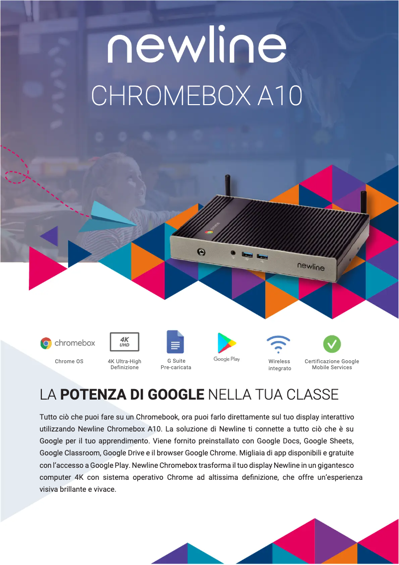 Imagen de la primera página del manual del dispositivo Chromebox