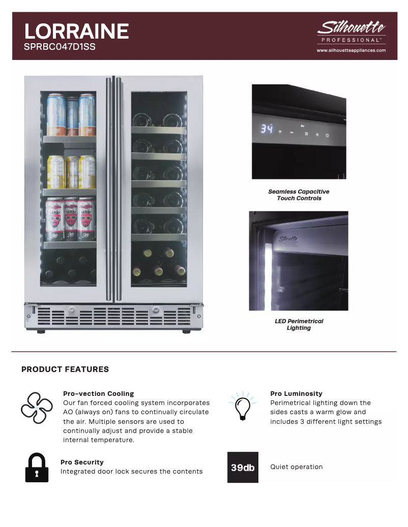Página nº 1 - Ficha técnica Danby SPRBC047D1SS