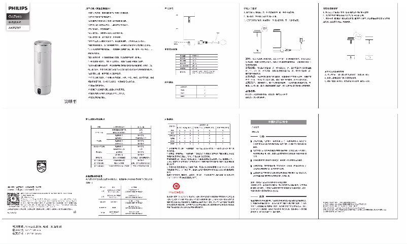 Imagen de la primera página del manual del dispositivo GoZero AWP2767