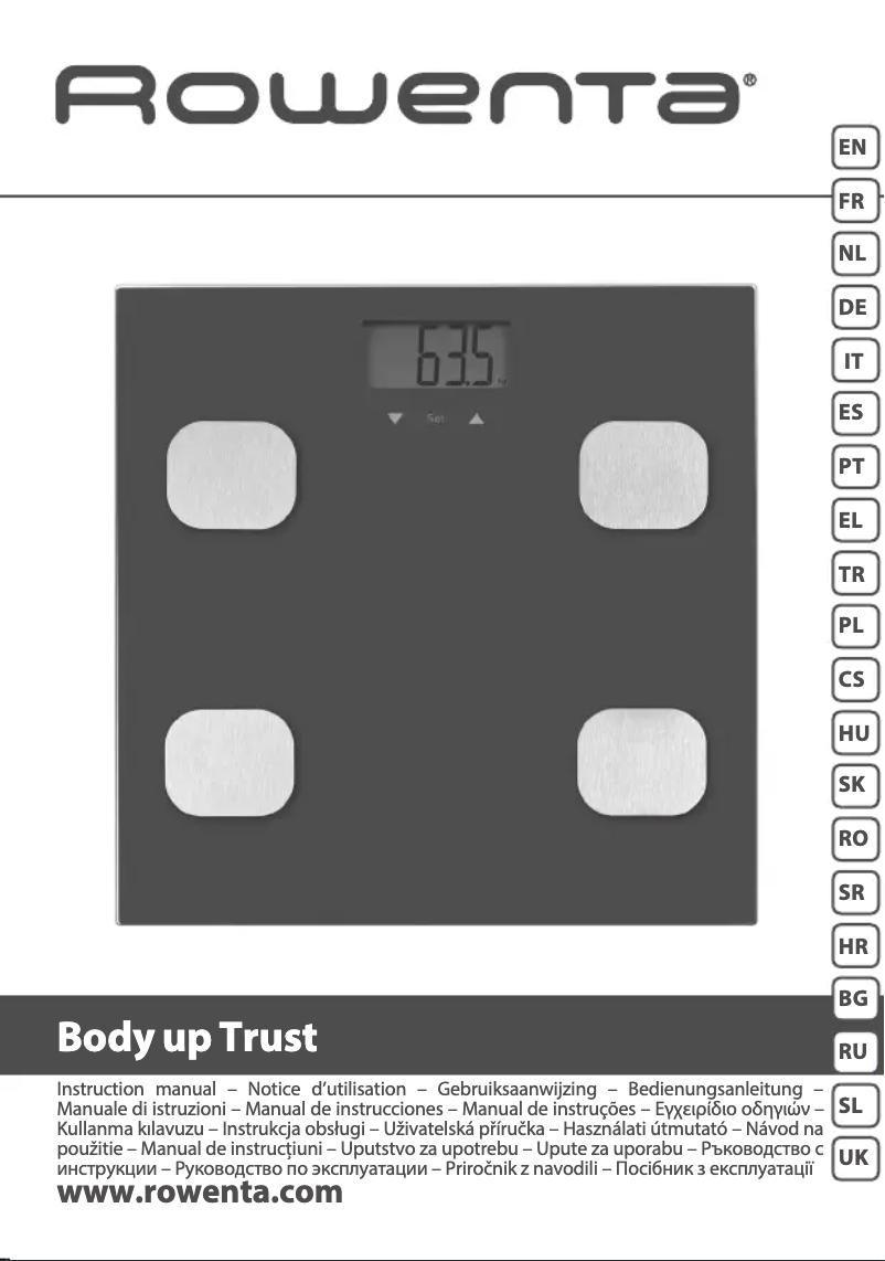 Página nº 1 - Manual de usuario Rowenta Body Up BR2520