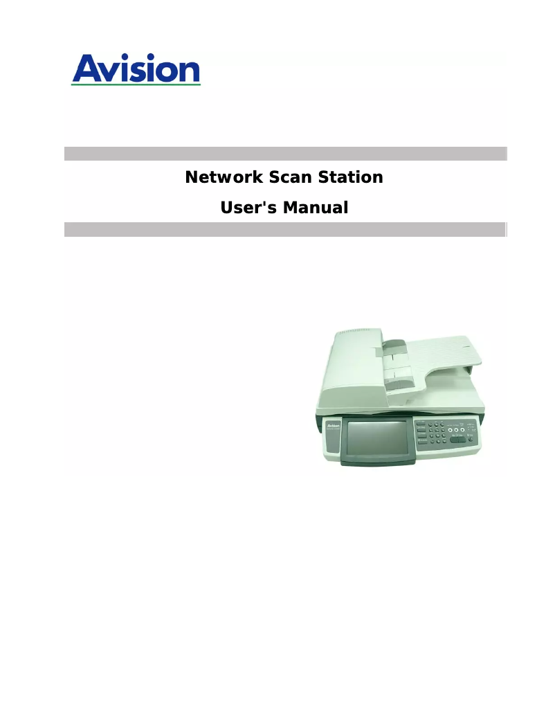 Imagen de la primera página del manual del dispositivo @V2800