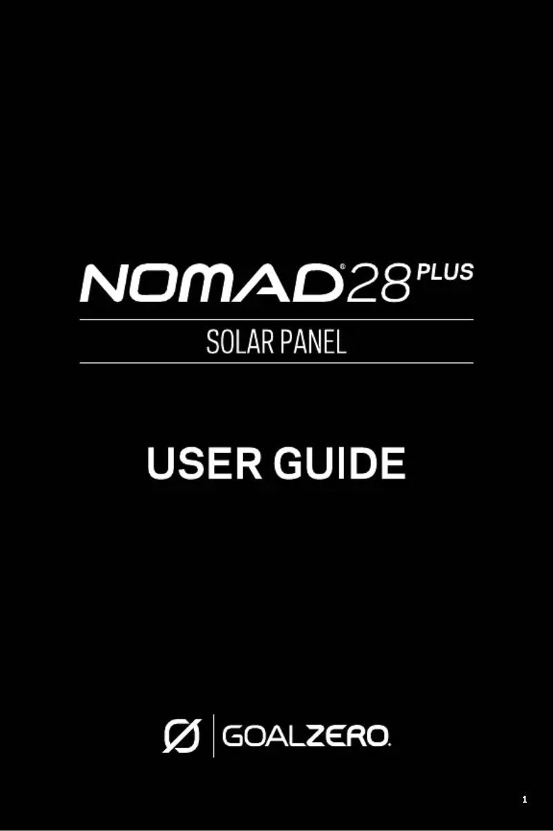 Imagen de la primera página del manual del dispositivo Nomad 28 Plus