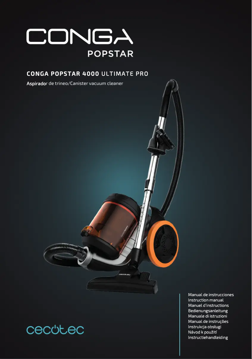 Imagen de la primera página del manual del dispositivo Conga PopStar 4000 Ultimate Pro