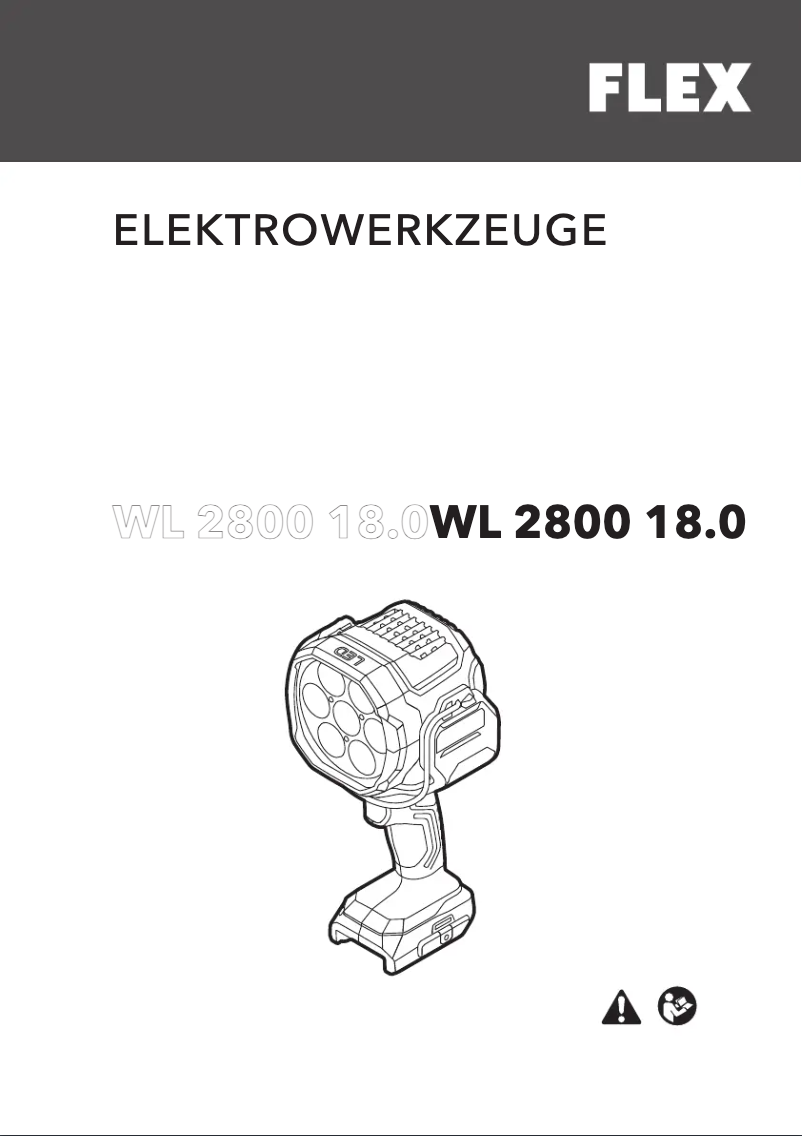 Imagen de la primera página del manual del dispositivo WL 2800 18.0