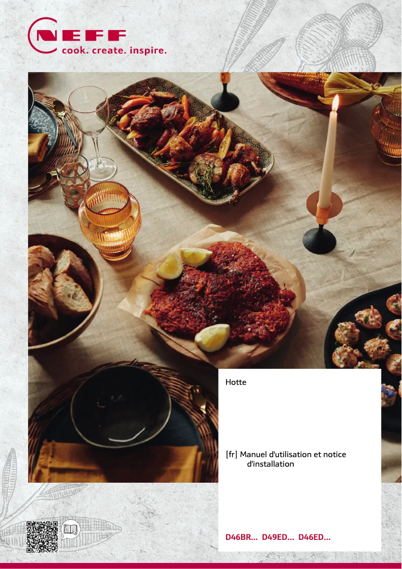 Página 1 del manual Manual de usuario Neff D49ED22X1