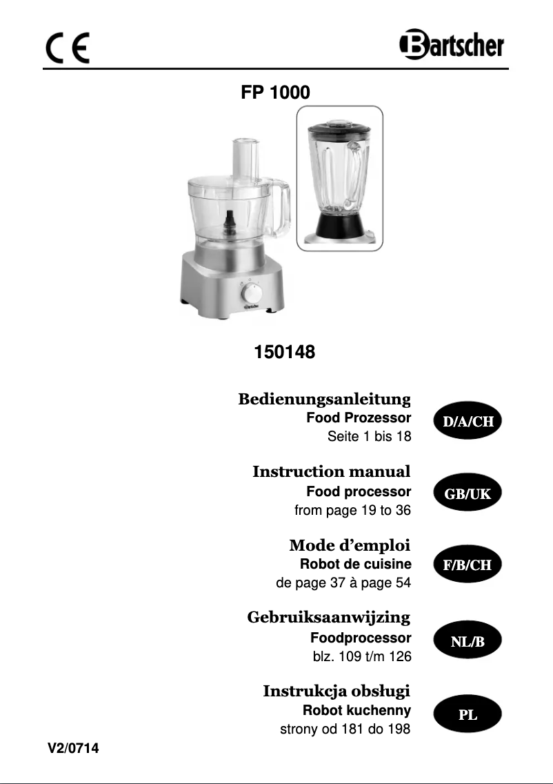 Imagen de la primera página del manual del dispositivo 150148