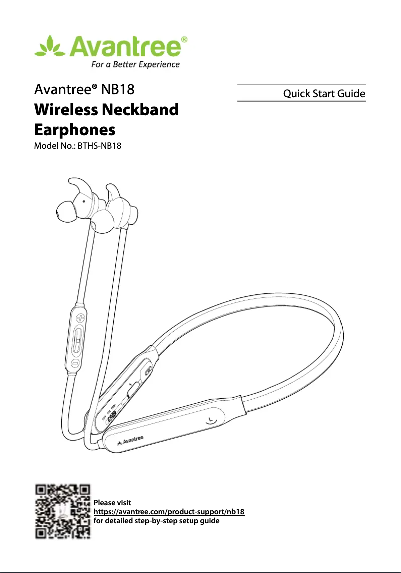 Imagen de la primera página del manual del dispositivo NB18