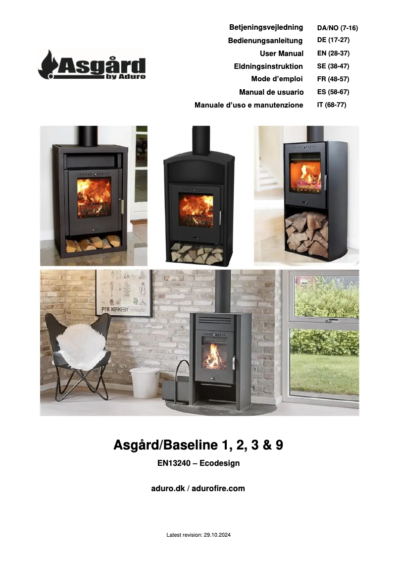 Imagen de la primera página del manual del dispositivo Asgard 9