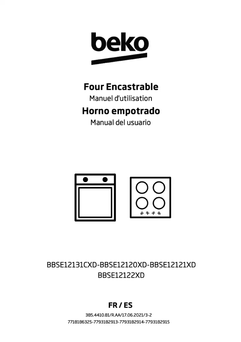 Imagen de la primera página del manual del dispositivo BBSE12122XD