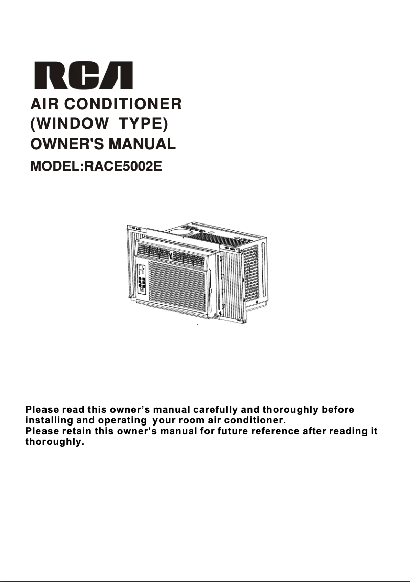 Imagen de la primera página del manual del dispositivo RACE5002E
