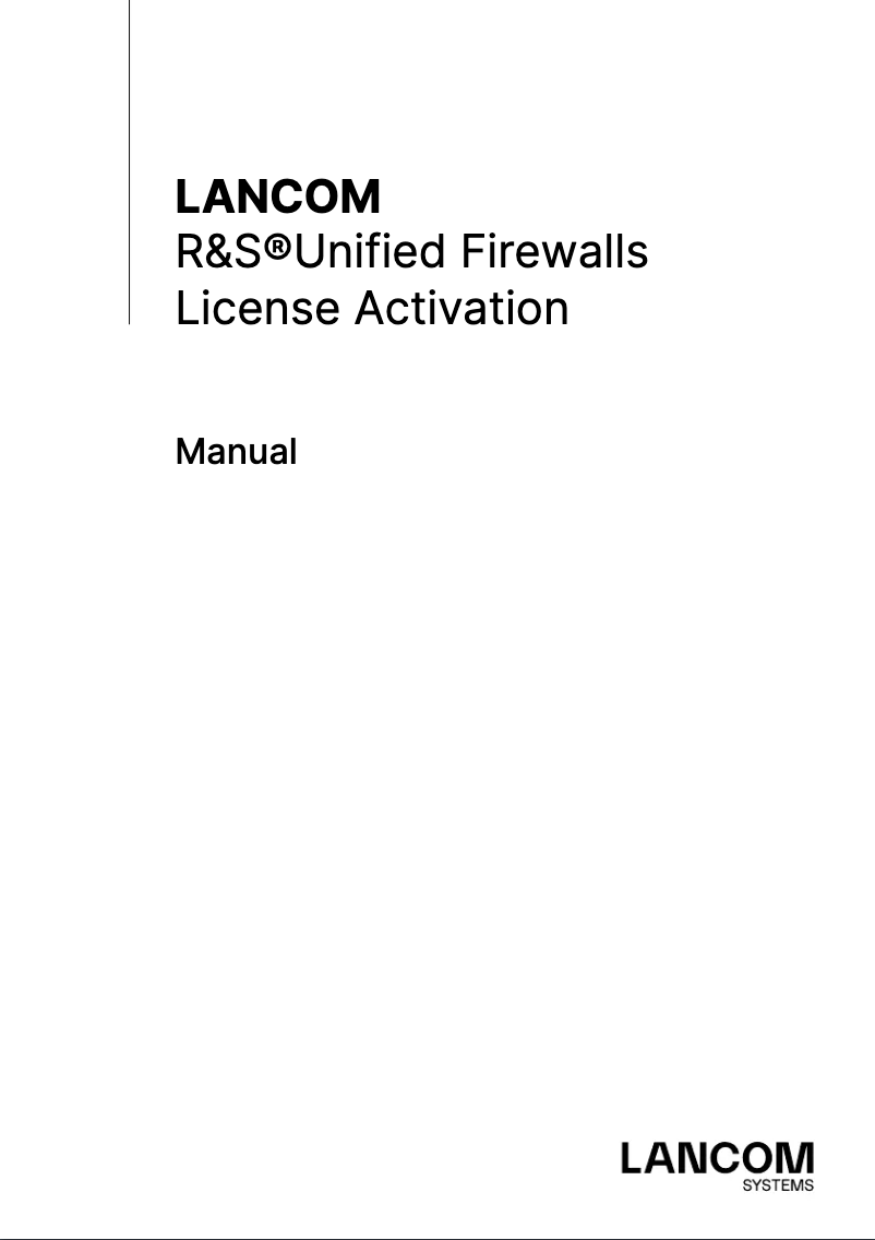 Página 1 del manual Manual de usuario Lancom UF-60 LTE
