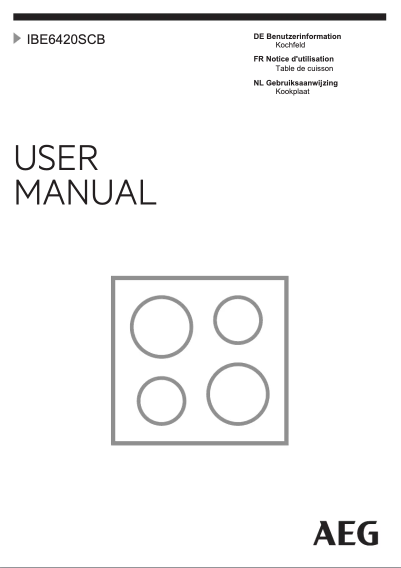 Imagen de la primera página del manual del dispositivo IBE6420SCB