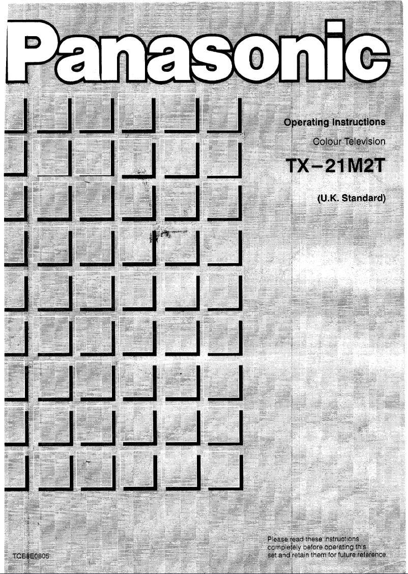Imagen de la primera página del manual del dispositivo TX-21M2T