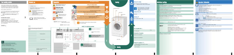 Imagen de la primera página del manual del dispositivo WAE28271SN